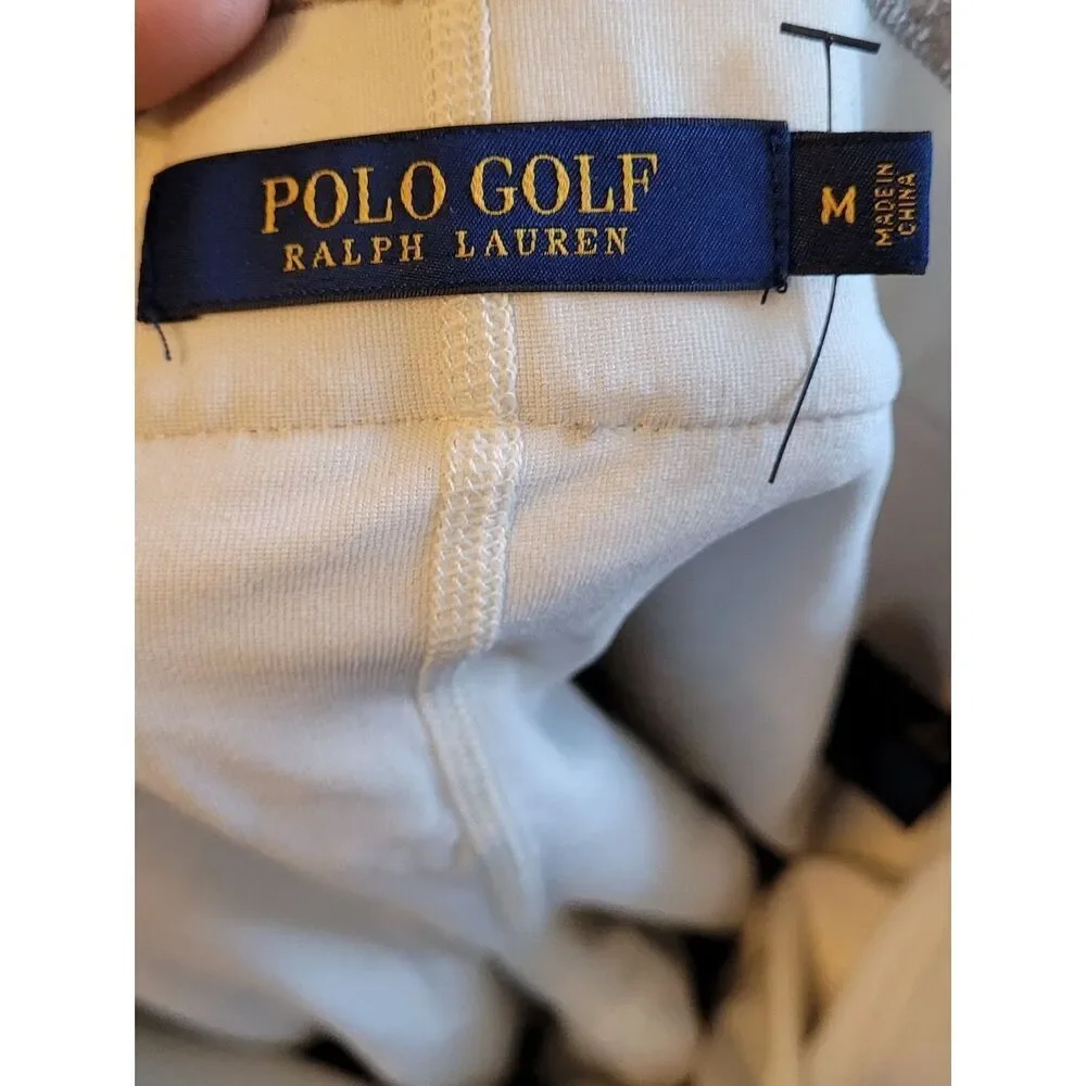 Polo Golf Classic Herringbone Beige Mini Skirt Size M